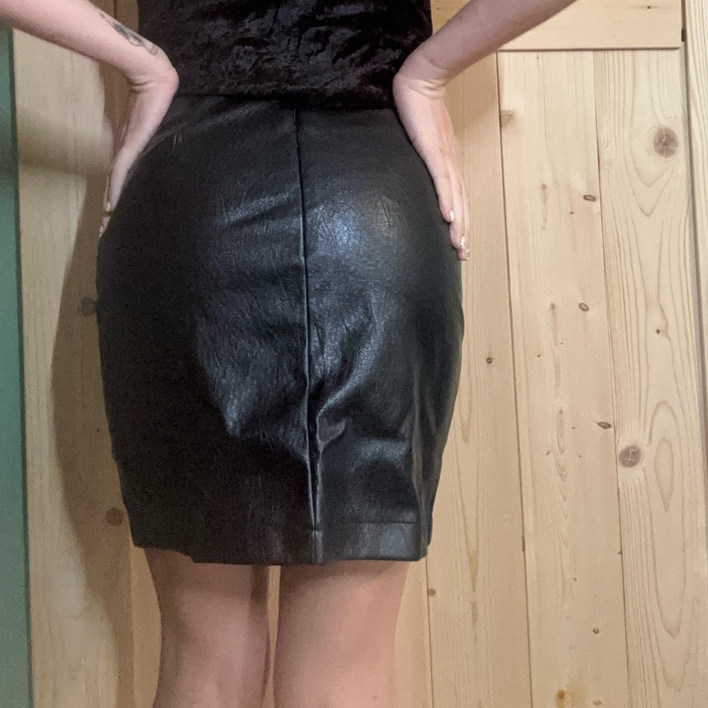 Black Leather Skirt